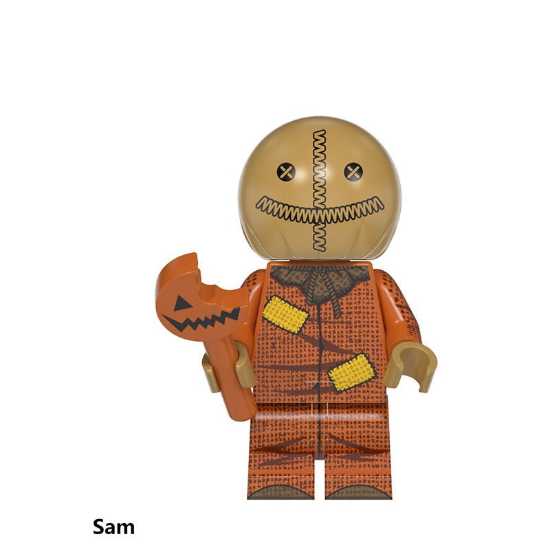 Sam minifigure on a white background