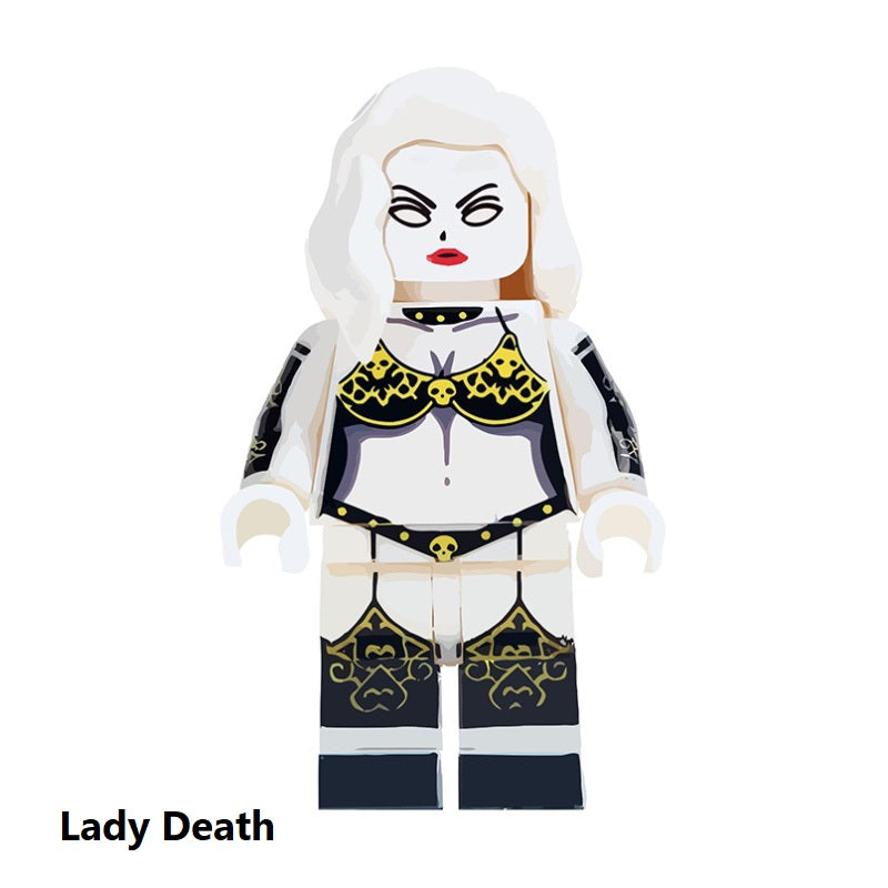 Lady Death minifigure on a white background