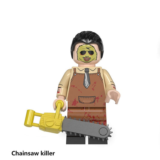 Chainsaw Killer minifigure on a white background