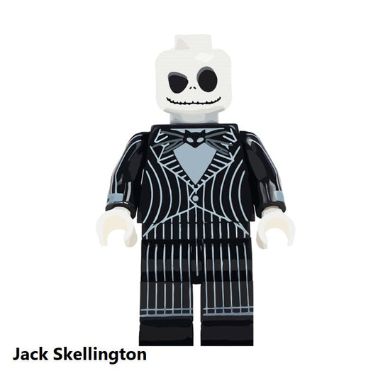 Jack Skellington minifigure on a white background