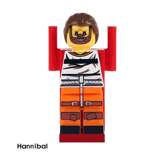 Hannibal minifigure on a white background