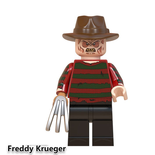 Freddy Krueger minifigure on a white background